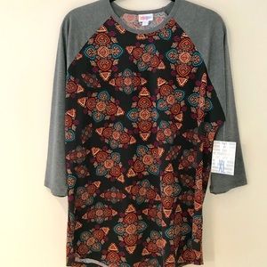 LuLaRoe Randy Shirt / Bold Unique Pattern / XL